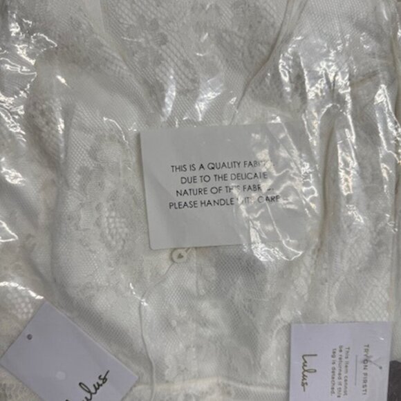 NWT Lulus Made for Forever White Lace Mermaid Maxi Dress - Picture 6 of 10